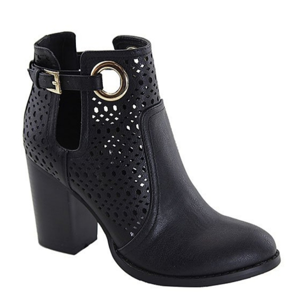Anna Black Ryder Booties, Sz. 6